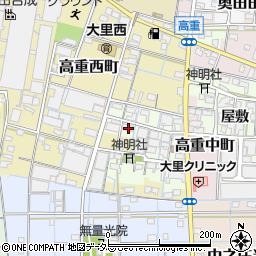 愛知県稲沢市高重町郷クロ91周辺の地図