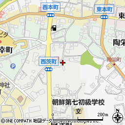 愛知県瀬戸市西茨町44周辺の地図