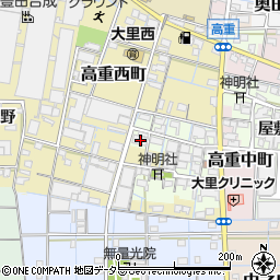 愛知県稲沢市高重町郷クロ92周辺の地図