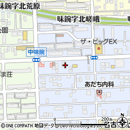 愛知県名古屋市北区中味鋺3丁目414周辺の地図