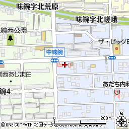 愛知県名古屋市北区中味鋺3丁目403周辺の地図
