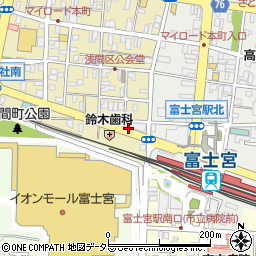 株式会社ミニミニ東海　富士宮店周辺の地図
