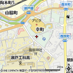 愛知県瀬戸市幸町53-1周辺の地図