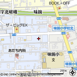 愛知県名古屋市北区中味鋺3丁目822周辺の地図