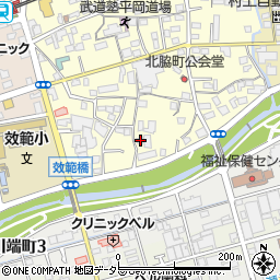愛知県瀬戸市北脇町231周辺の地図