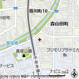 愛知県春日井市森山田町65周辺の地図