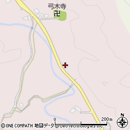 千葉県夷隅郡大多喜町弓木235周辺の地図