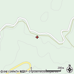 茶臼山林道周辺の地図