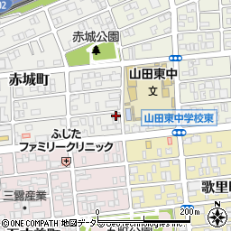 愛知県名古屋市西区赤城町17周辺の地図