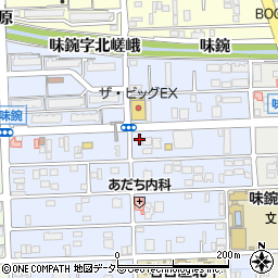 愛知県名古屋市北区中味鋺3丁目805周辺の地図