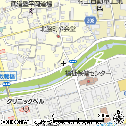 愛知県瀬戸市北脇町239周辺の地図