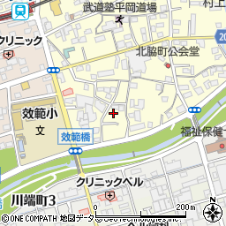 愛知県瀬戸市北脇町206周辺の地図