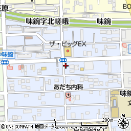 愛知県名古屋市北区中味鋺3丁目803周辺の地図