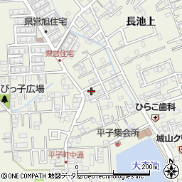 愛知県尾張旭市平子町中通282周辺の地図