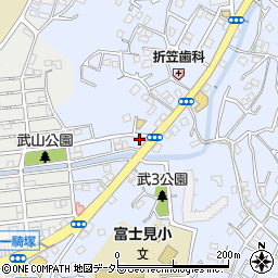日本石油武山給油所周辺の地図