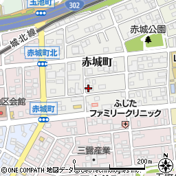 愛知県名古屋市西区赤城町55周辺の地図