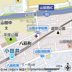愛知県名古屋市西区八筋町159周辺の地図