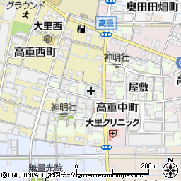 愛知県稲沢市高重町郷クロ22周辺の地図