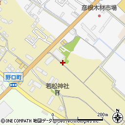 滋賀県彦根市野口町69周辺の地図