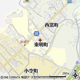 愛知県瀬戸市東明町66周辺の地図