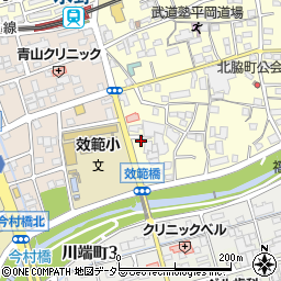 愛知県瀬戸市北脇町216周辺の地図