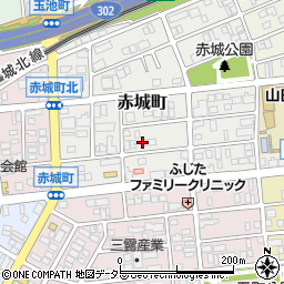 愛知県名古屋市西区赤城町56周辺の地図