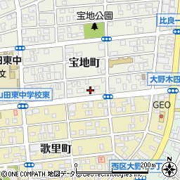 愛知県名古屋市西区宝地町150周辺の地図