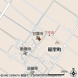 滋賀県彦根市稲里町1650周辺の地図