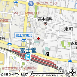 東海補聴器センター　富士宮店周辺の地図