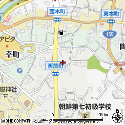 愛知県瀬戸市西茨町33周辺の地図
