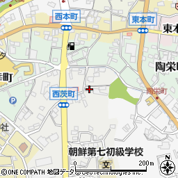 愛知県瀬戸市西茨町37周辺の地図