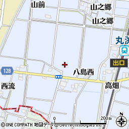 愛知県稲沢市祖父江町三丸渕（駅通）周辺の地図