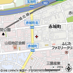 愛知県名古屋市西区赤城町36周辺の地図