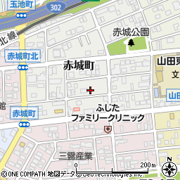 愛知県名古屋市西区赤城町58周辺の地図