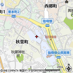 愛知県瀬戸市上ノ切町周辺の地図