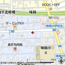 愛知県名古屋市北区中味鋺3丁目811周辺の地図