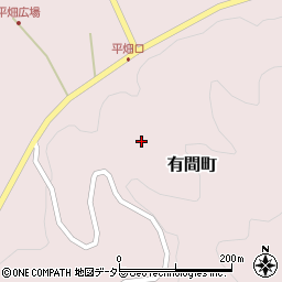 愛知県豊田市有間町池ハサ周辺の地図