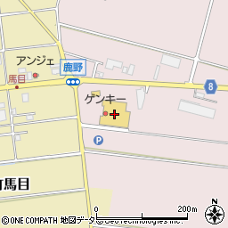 ゲンキー株式会社海津店周辺の地図