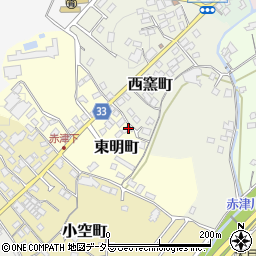 愛知県瀬戸市東明町100周辺の地図