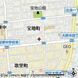 愛知県名古屋市西区宝地町151-1周辺の地図