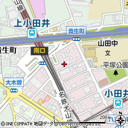 名古屋市役所　緑政土木局上小田井南自転車駐車場管理事務所周辺の地図