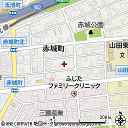 愛知県名古屋市西区赤城町75周辺の地図