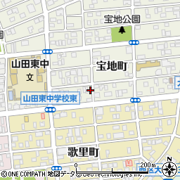 愛知県名古屋市西区宝地町146周辺の地図