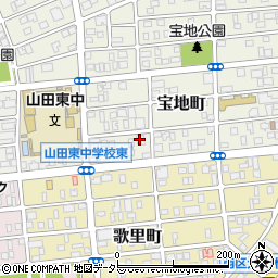 愛知県名古屋市西区宝地町135周辺の地図