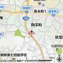 愛知県瀬戸市東茨町1周辺の地図