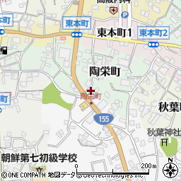 愛知県瀬戸市東茨町1周辺の地図