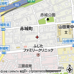 愛知県名古屋市西区赤城町60周辺の地図