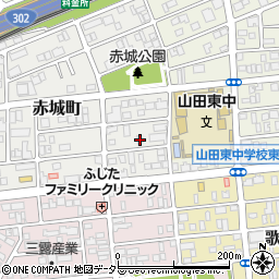 愛知県名古屋市西区赤城町63周辺の地図