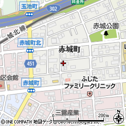 愛知県名古屋市西区赤城町81周辺の地図