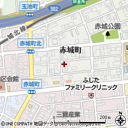 愛知県名古屋市西区赤城町81周辺の地図